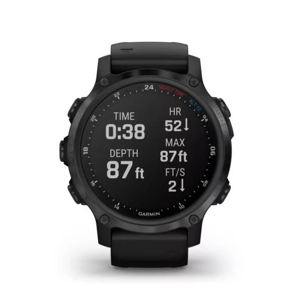 Garmin 010-02403-03 Descent Mk2S Carbon Gray Smartwatch Dive Computer GPS Watch - Image 8