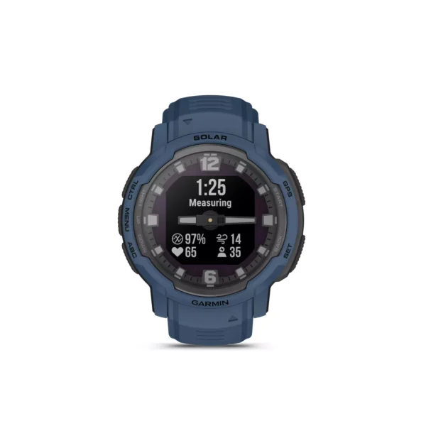 Garmin 010-02730-12 Instinct Crossover Solar Edition Tidal Blue Sports GPS Watch - Image 8