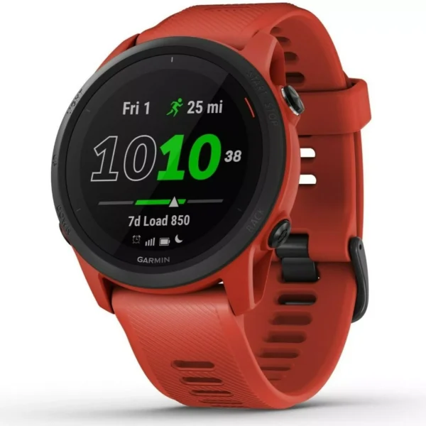 Garmin 010-02445-02 Forerunner 745 Magma Red GPS Smartwatch Sports Running Watch