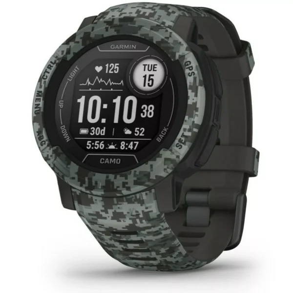 Garmin 010-02626-13 Instinct 2 Graphite 45mm GPS Smartwatch Camo Edition Watch