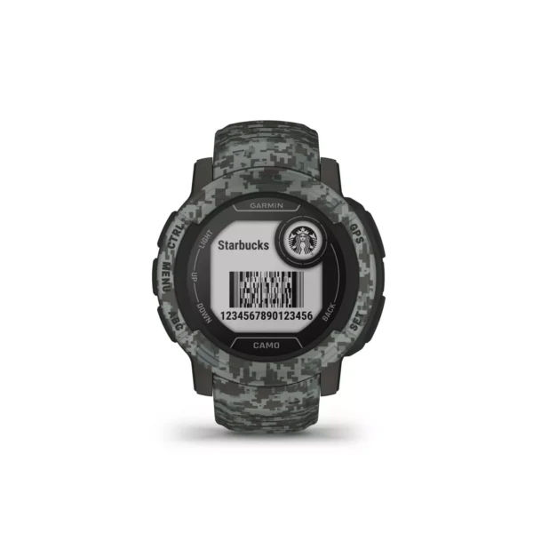 Garmin 010-02626-13 Instinct 2 Graphite 45mm GPS Smartwatch Camo Edition Watch - Image 10