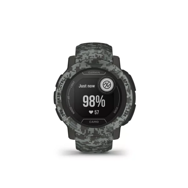 Garmin 010-02626-13 Instinct 2 Graphite 45mm GPS Smartwatch Camo Edition Watch - Image 8