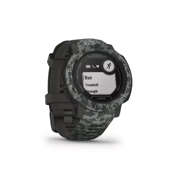 Garmin 010-02626-13 Instinct 2 Graphite 45mm GPS Smartwatch Camo Edition Watch - Image 5