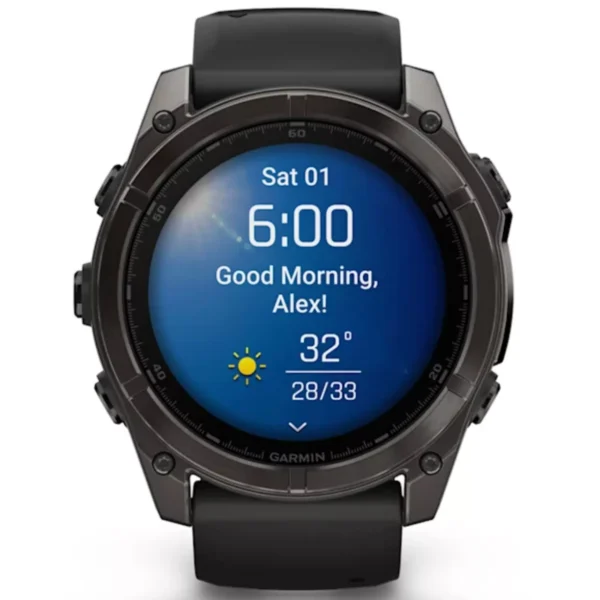 Garmin 010-02905-20 Fenix 8 Smartwatch Athlete GPS Watch, 51 mm AMOLED Sapphire - Image 9