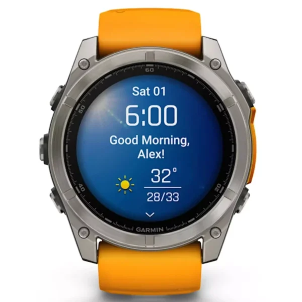 Garmin 010-02905-10 Fenix 8 Sapphire Smartwatch Athlete GPS Watch - 51 mm AMOLED - Image 4