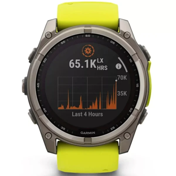 Garmin 010-02907-20 Fenix 8 Sapphire Smartwatch Titanium GPS Watch - 51mm Solar - Image 5