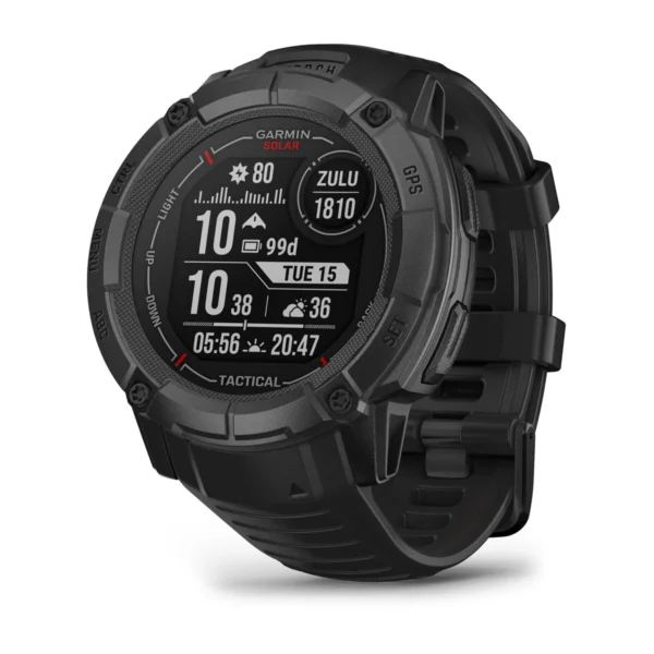 Garmin 010-02805-13 Instinct 2X Solar Tactical Edition Smartwatch Black GPS Watch