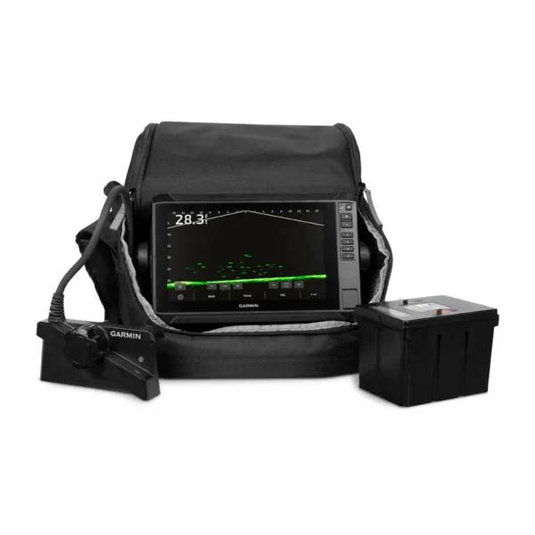 Garmin 010-02688-35 LiveScope Plus Lithium-ion Ice Fishing Bundle