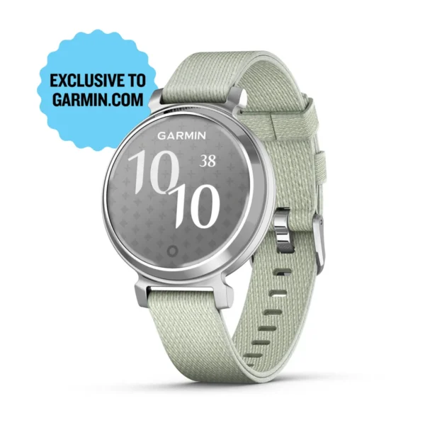 Garmin 010-02839-15 Lily 2 Classic Fitness Tracking Smartwatch Sage Gray Nylon Watch