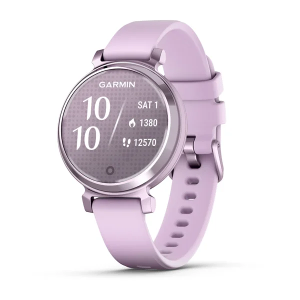 Garmin 010-02839-01 Lily 2 Fitness Tracking Smartwatch Lilac Silicone Watch