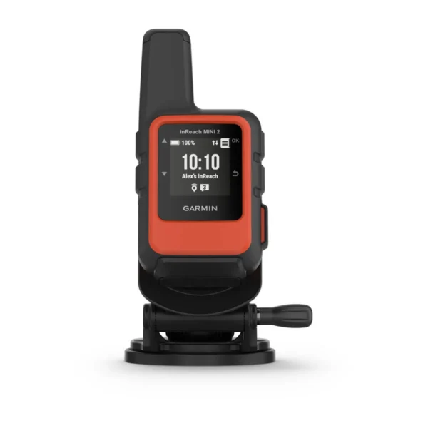 Garmin 010-02602-30 inReach Mini 2 Flame Red Compact Satellite Communicator Marine Bundle