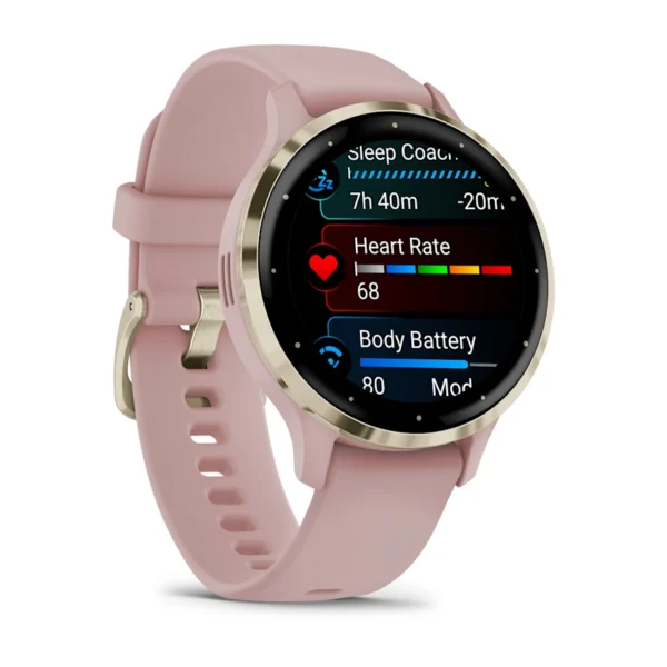 Garmin 010-02785-03 Venu 3S Dust Rose Smartwatch Fitness Tracking Watch 41mm - Image 7