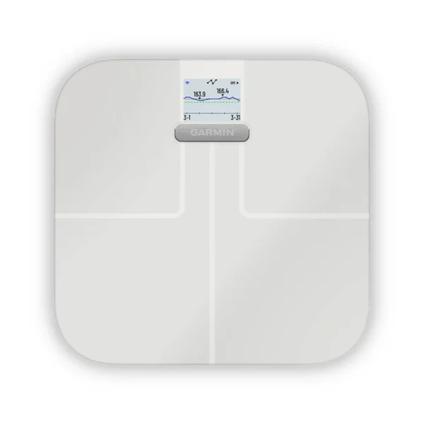 Garmin 010-02294-03 Index S2 Smart White Weighing Scale Wi-Fi Connectivity - Image 3