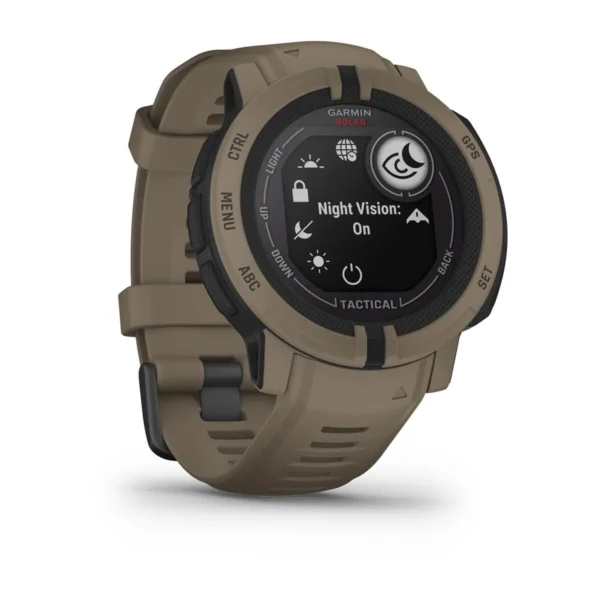 Garmin 010-02627-14 Instinct 2 Solar Tactical Edition Smartwatch Coyote Tan GPS Watch - Image 2