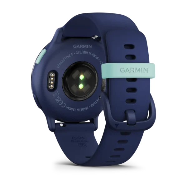 Garmin 010-02862-12 Vivoactive 5 Smartwatch Metallic Navy Aluminum Bezel with Navy Case and Silicone Fitness Watch - Image 5