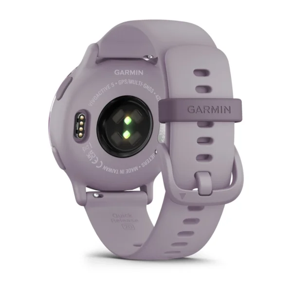 Garmin 010-02862-13 Vivoactive 5 Smartwatch Metallic Orchid Aluminum Bezel with Orchid Case and Silicone Fitness Watch - Image 5