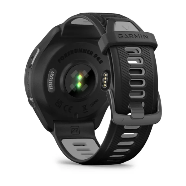 Garmin 010-02809-00 Forerunner 965 Triathlon Running Smartwatch Black/Powder Gray Silicone Watch - Image 5