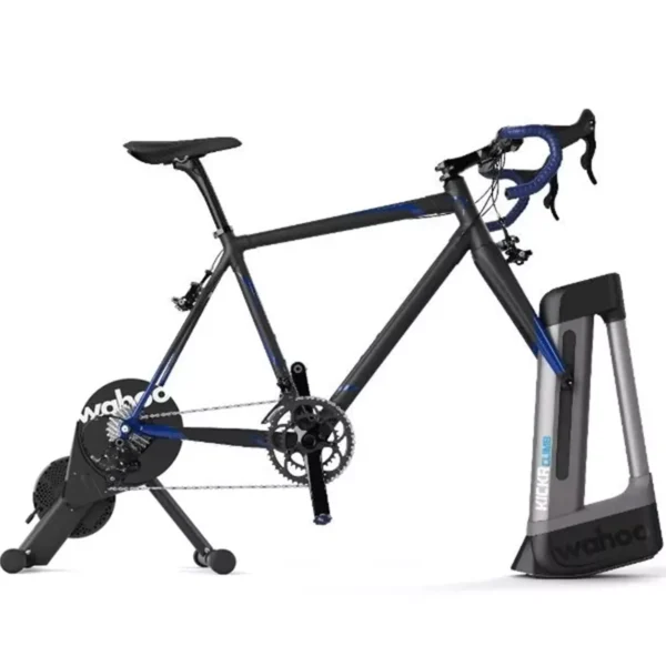 Wahoo WFBKTR10 KICKR Core KOM Bundle w/ Climb Cycling Bike Indoor Smart Trainer