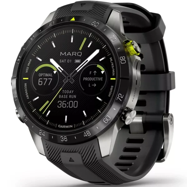 Garmin 010-02648-43 MARQ Athlete (Gen 2) Grade 5 Titanium Modern Tool Watch