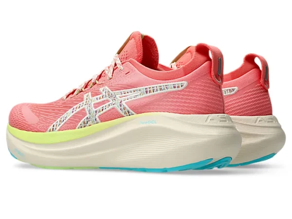 ASICS 1012B808.700 Women's Gel-Nimbus 27 TR Nature Breathing/Guava Trainer Sneaker Trail Running Shoes - Image 7
