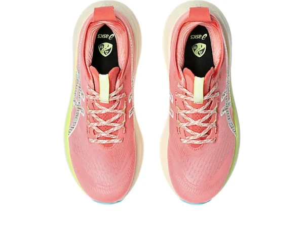 ASICS 1012B808.700 Women's Gel-Nimbus 27 TR Nature Breathing/Guava Trainer Sneaker Trail Running Shoes - Image 4