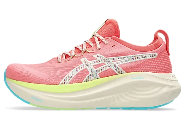 ASICS 1012B808.700 Women's Gel-Nimbus 27 TR Nature Breathing/Guava Trainer Sneaker Trail Running Shoes - Image 2