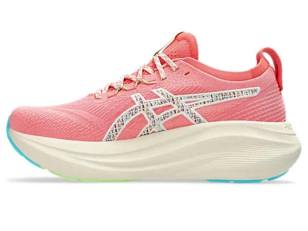 ASICS 1012B808.700 Women's Gel-Nimbus 27 TR Nature Breathing/Guava Trainer Sneaker Trail Running Shoes - Image 6