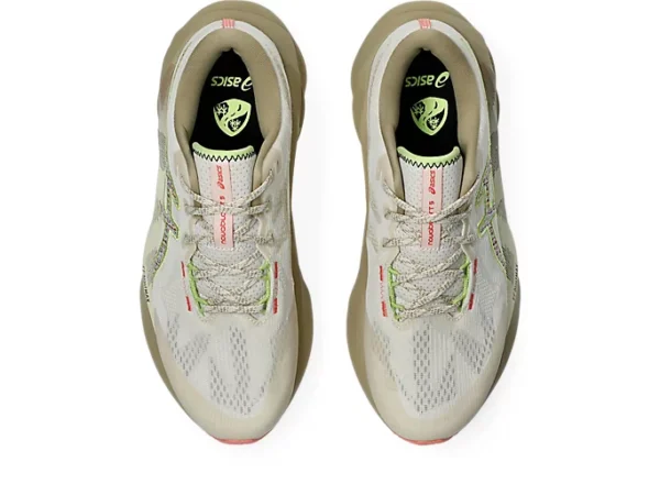 ASICS 1012B809.700 Women's Novablast 5 TR Nature Bathing/Guava Trainer Sneaker Trail Running Shoes - Image 4