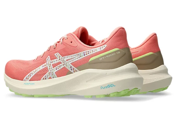ASICS 1012B828.700 Women's GT-1000 13 TR Nature Bathing/Guava Trainer Sneaker Running Trail Shoes - Image 7