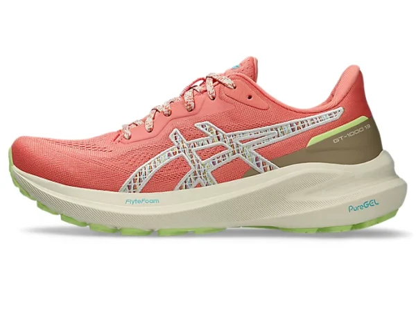 ASICS 1012B828.700 Women's GT-1000 13 TR Nature Bathing/Guava Trainer Sneaker Running Trail Shoes - Image 2