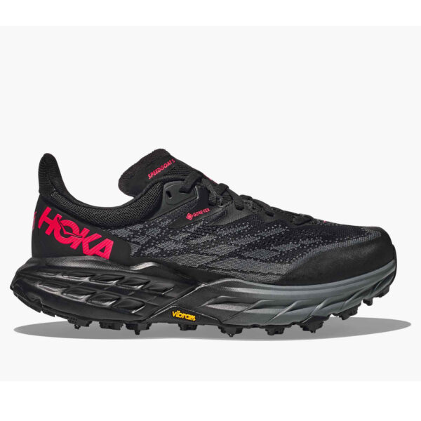 Hoka Women's Speedgoat 5 GTX Spike Black Trail Running Shoes