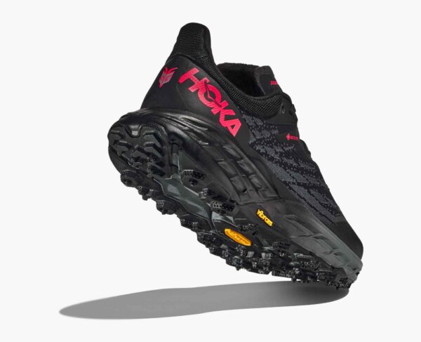 Hoka Women's Speedgoat 5 GTX Spike Black Trail Running Shoes - Image 3