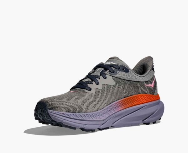 Hoka Women's Challenger 7 Glactic Grey Trail Running Shoes - Image 4