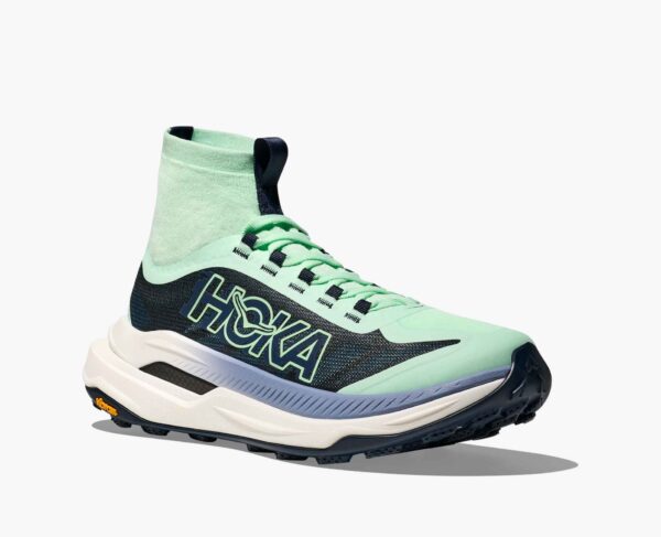 Hoka Women's Tecton X 3 Mint Flourite Trail Running Shoes - Image 2