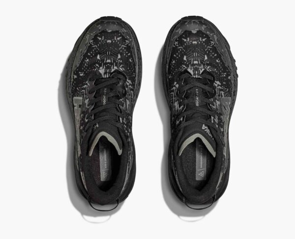 Hoka Womne's Speedgoat 6 GTX Black Trail Running Shoes - Image 6