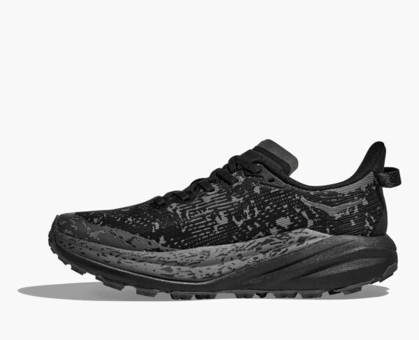 Hoka Womne's Speedgoat 6 GTX Black Trail Running Shoes - Image 2