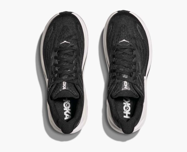 Hoka Men's Clifton 10 Black Everyday Running Shoes - Image 5