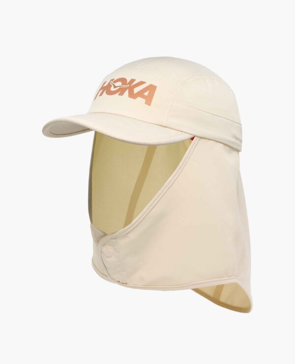 Hoka Unisex Sun Run Oatmilk  Hiking Running Hat - Image 3