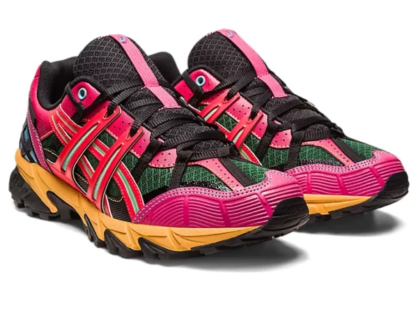ASICS 1201A852.700 Women's Andersson Bell X Gel-Sonoma 15-50 Bright Rose/Evergreen Trainer Sneaker Running Trail Shoes - Image 7