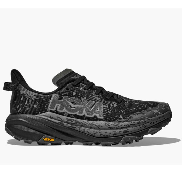 Hoka Womne's Speedgoat 6 GTX Black Trail Running Shoes