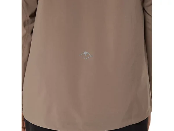 ASICS 2012D202.020 Women's Fujitrail Elite Waterproof Full Zip Trail Running Jacket - Image 6
