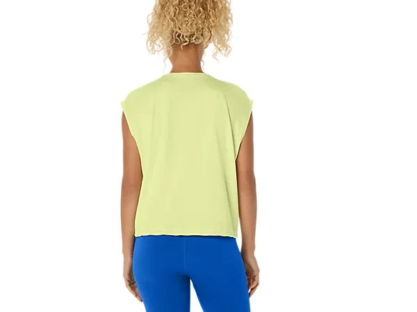 ASICS 2032D145.751 Women's Nagino Flex Sleeveless Huddle Yellow Training Running Top - Image 12