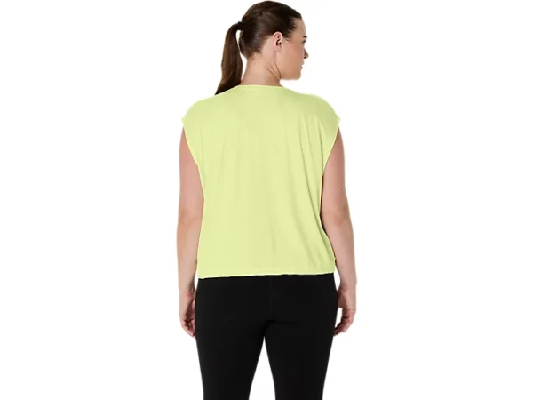 ASICS 2032D145.751 Women's Nagino Flex Sleeveless Huddle Yellow Training Running Top - Image 5