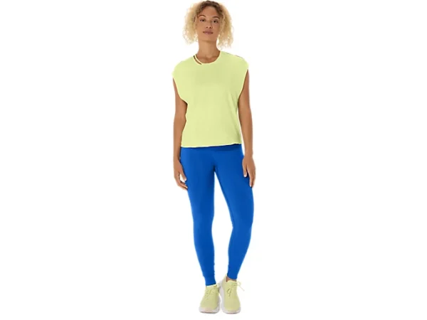 ASICS 2032D145.751 Women's Nagino Flex Sleeveless Huddle Yellow Training Running Top - Image 3