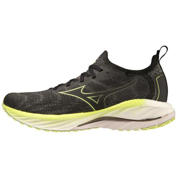 Mizuno 411367 Men's Wave Neo Wind Undyed Black Luminous Running Shoes