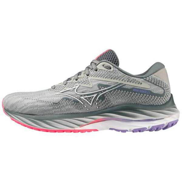 Mizuno 411418 Women's Wave Rider 27 Pearl Blue/White Running Shoes