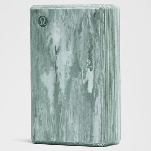 Lululemon Lift and Lengthen Crater Blue Yoga Block
