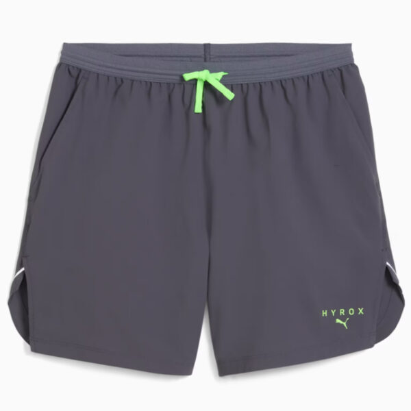 PUMA 526886_69 Men's PUMA x HYROX Ultraweave 6" Galactic Gray Running Shorts