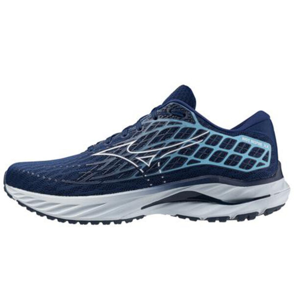 Mizuno 411434 Men's Wave Inspire 20 Ebony/White Sand Running Shoes