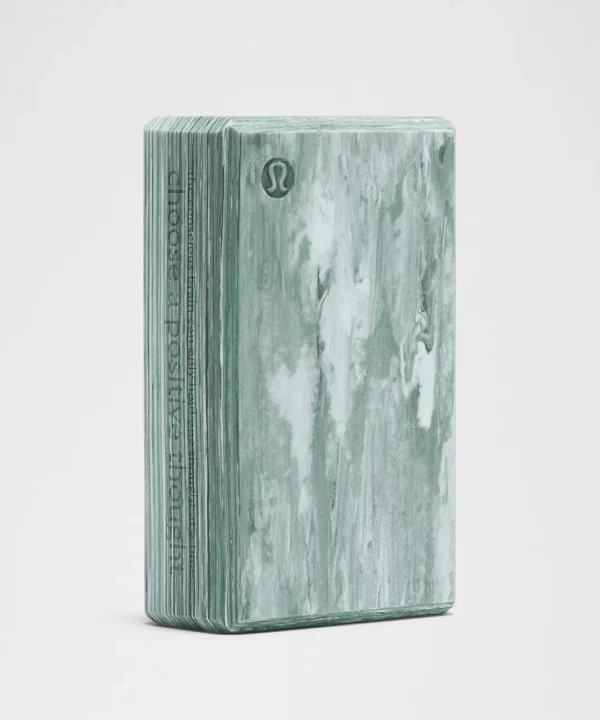 Lululemon Lift and Lengthen Crater Blue Yoga Block - Image 3